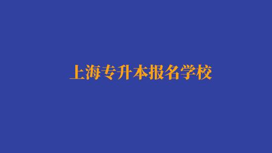 上海專升本報名經(jīng)濟與金融專業(yè)有哪些學(xué)校？