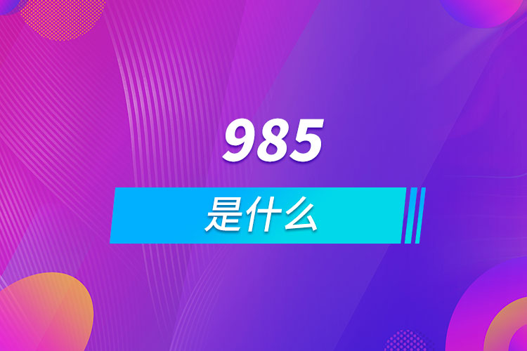 985是什么