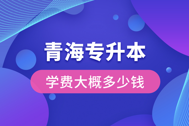 青海專升本學(xué)費(fèi)大概多少錢一年？