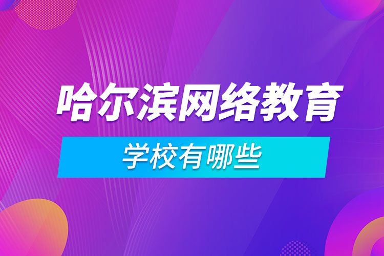 哈爾濱網(wǎng)絡教育學校有哪些