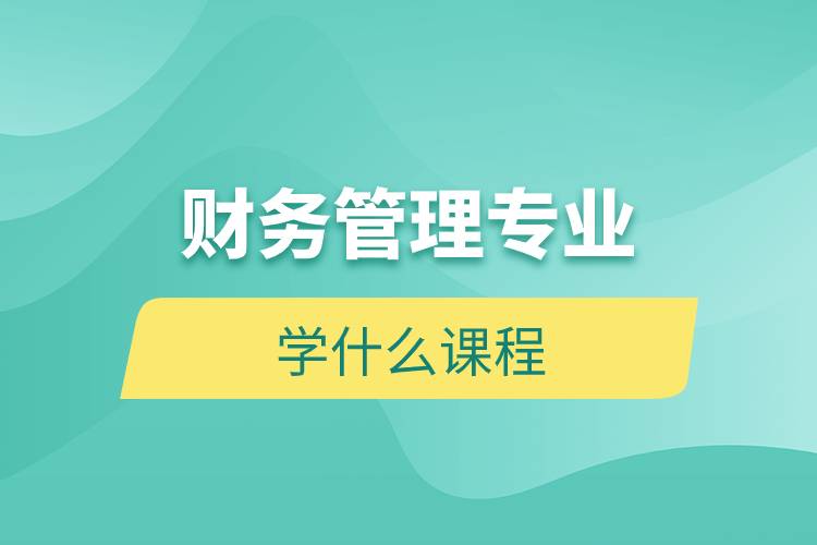 財務管理專業(yè)學什么課程